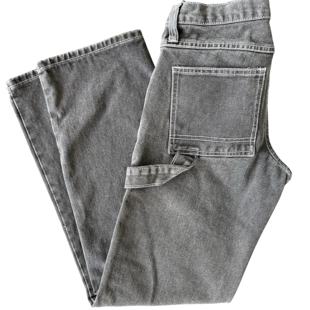 John Galt black high rise carpenter jeans, baggy, size small - Picture 5 of 11